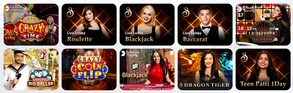 Juegos de casino en vivo VULKAN VEGAS CASINO