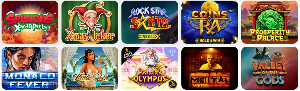 VULKAN VEGAS CASINO Tragamonedas clásicas