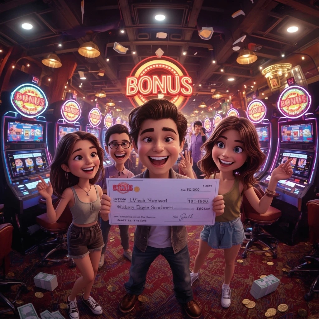 bono en manos de un hombre en VULKAN VEGAS CASINO