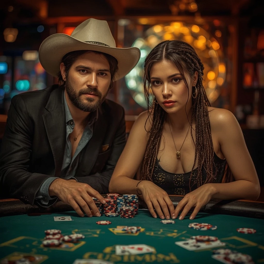 foto de dos jugadores de póker VULKAN VEGAS CASINO